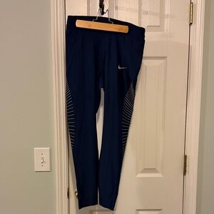Nike Dark Blue Athletic Leggings